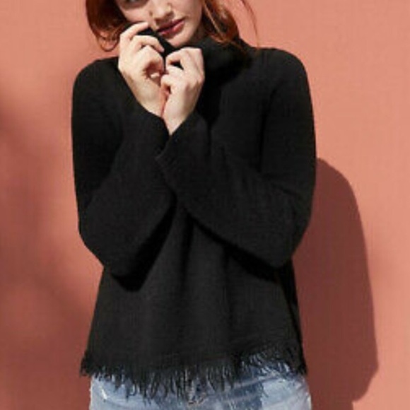 ANTHROPOLOGIE // AKEMI + KIN Aruna Fringe Sweater Sz XS - Picture 2 of 11